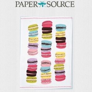 Paper Source Macaron Tea‎ Towel NWOT 100% Cotton